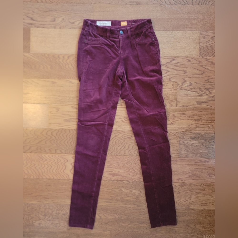 Pilcro and the Letterpress Burgundy Corduroy Pants Size 25